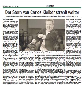 Badisches Tagblatt Carlos KLeiber 2011